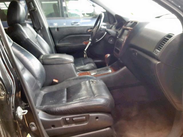 2HNYD18874H502491 - 2004 ACURA MDX TOURIN BLACK photo 5