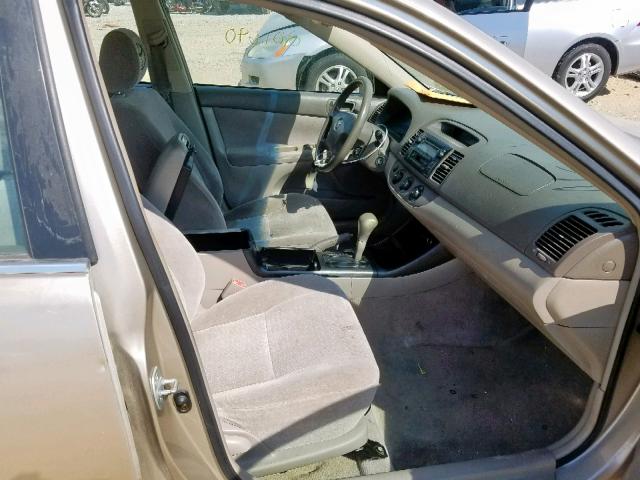 JTDBE32K330179889 - 2003 TOYOTA CAMRY LE GOLD photo 5