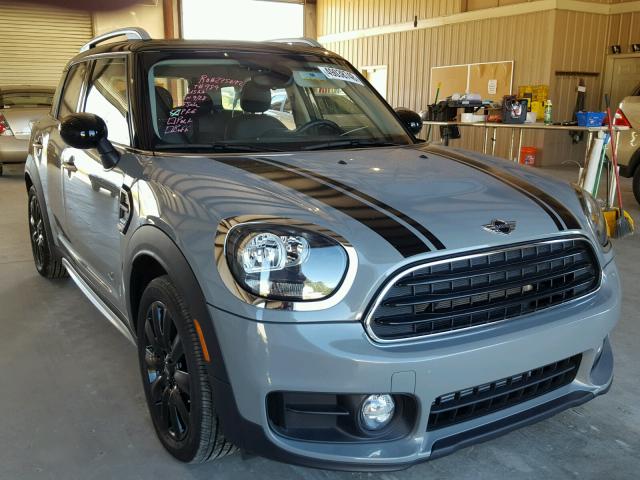 WMZYV5C32J3E03522 - 2018 MINI COOPER COU GRAY photo 1