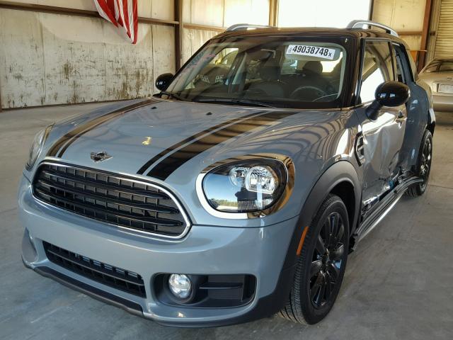 WMZYV5C32J3E03522 - 2018 MINI COOPER COU GRAY photo 10