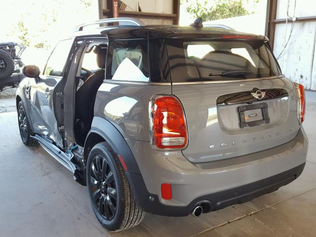 WMZYV5C32J3E03522 - 2018 MINI COOPER COU GRAY photo 3