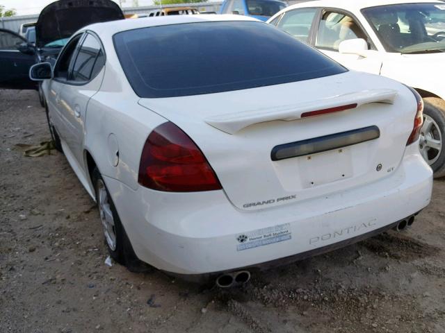 2G2WP522841332512 - 2004 PONTIAC GRAND PRIX Ақ фото 3
