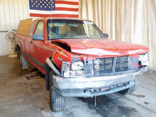 1B7GG23X2SS156627 - 1995 DODGE DAKOTA RED photo 1