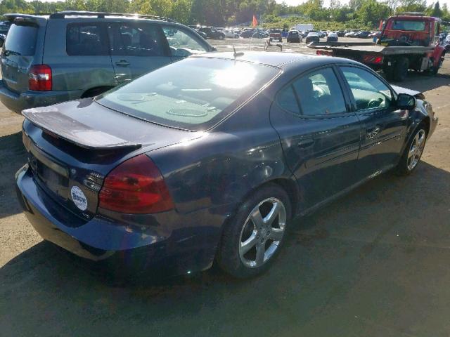 2G2WC58C581150414 - 2008 PONTIAC GRAND PRIX BLUE photo 4