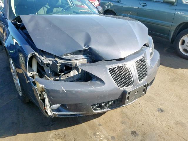 2G2WC58C581150414 - 2008 PONTIAC GRAND PRIX BLUE photo 9