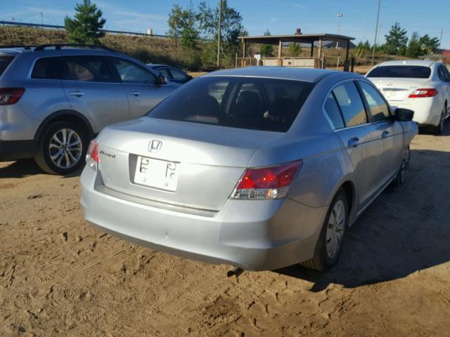 1HGCP25339A121833 - 2009 HONDA ACCORD LX SILVER photo 4