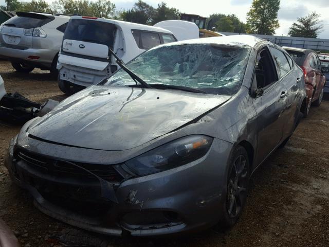 1C3CDFBA4DD340233 - 2013 DODGE DART SXT GRAY photo 2