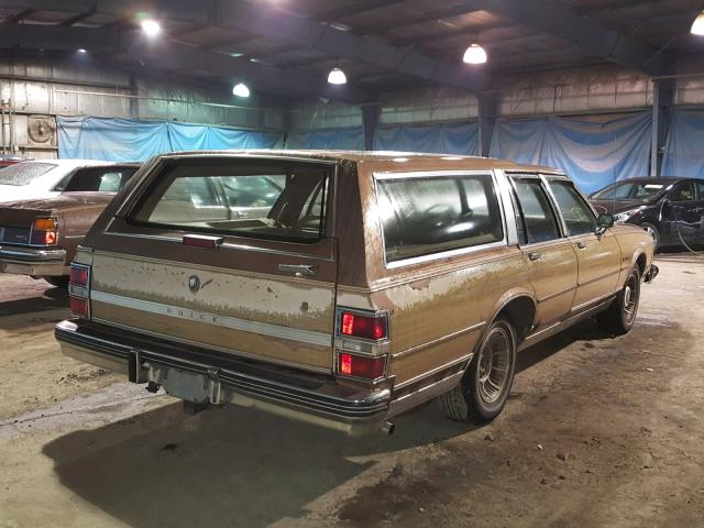 1G4BR84Y7LA406915 - 1990 BUICK LESABRE ES BROWN photo 4