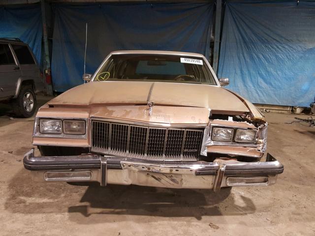 1G4BR84Y7LA406915 - 1990 BUICK LESABRE ES BROWN photo 9