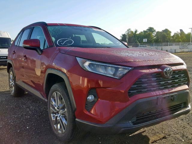 2T3A1RFV7KW069131 - 2019 TOYOTA RAV4 XLE P RED photo 1