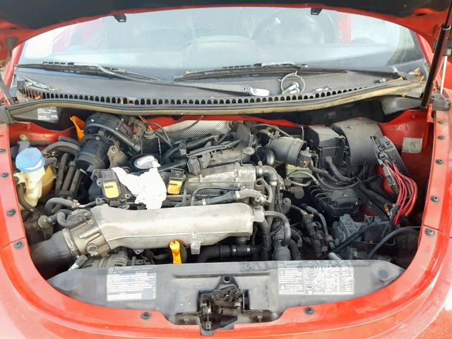 3VWCD21C4YM463805 - 2000 VOLKSWAGEN NEW BEETLE წითელი ფოტო 7