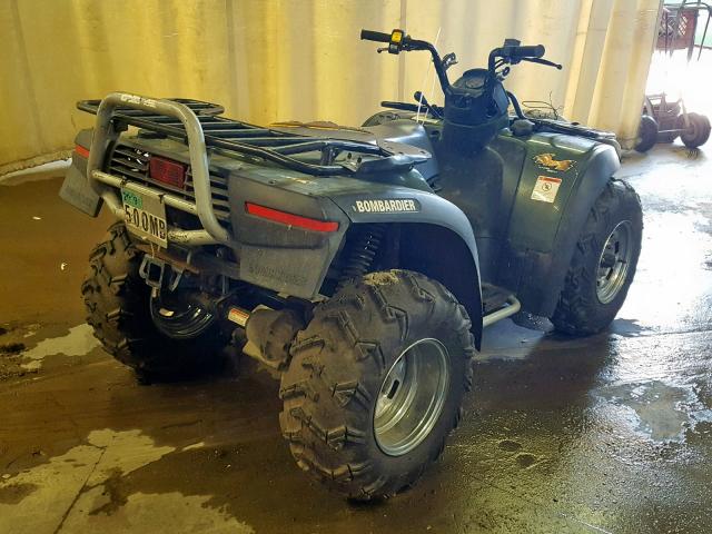 2BVACJA142V000133 - 2002 BOMBARDIER ATV GREEN photo 4