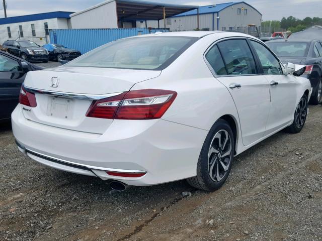 1HGCR2F89HA109110 - 2017 HONDA ACCORD EXL WHITE photo 4