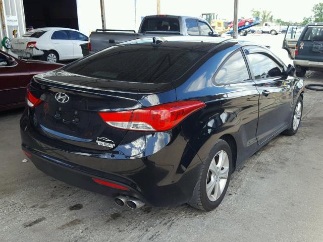 KMHDH6AE3DU015058 - 2013 HYUNDAI ELANTRA CO BLACK photo 4