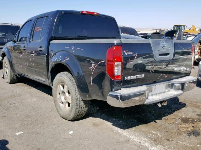 1N6AD07U35C451752 - 2005 NISSAN FRONTIER C BLACK photo 3