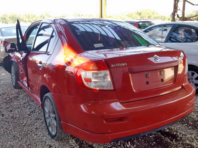 JS2YC417296200522 - 2009 SUZUKI SX4 TOURIN RED photo 3