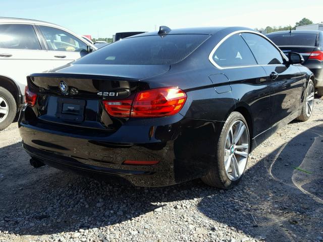 WBA3N7C56GK228241 - 2016 BMW 428 I BLACK photo 4