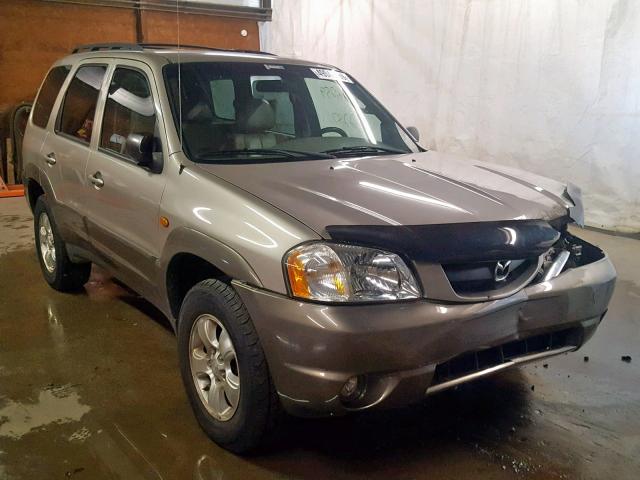 4F2CU08122KM46267 - 2002 MAZDA TRIBUTE LX BEIGE photo 1