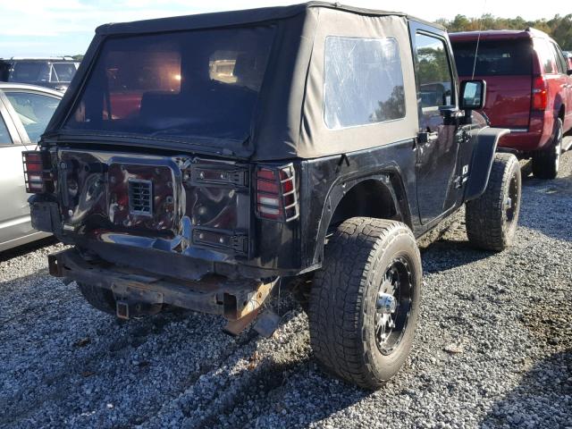 1J4FA24189L761080 - 2009 JEEP WRANGLER X BLACK photo 4