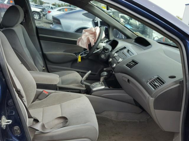 1HGFA16828L091777 - 2008 HONDA CIVIC BASE Mavi foto 5