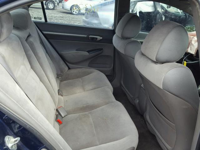 1HGFA16828L091777 - 2008 HONDA CIVIC BASE Mavi foto 6