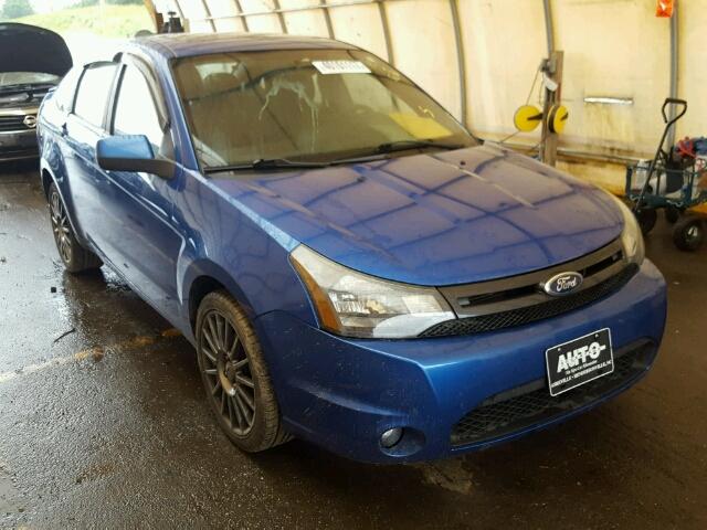 1FAHP3GN4BW184561 - 2011 FORD FOCUS SES BLUE photo 1