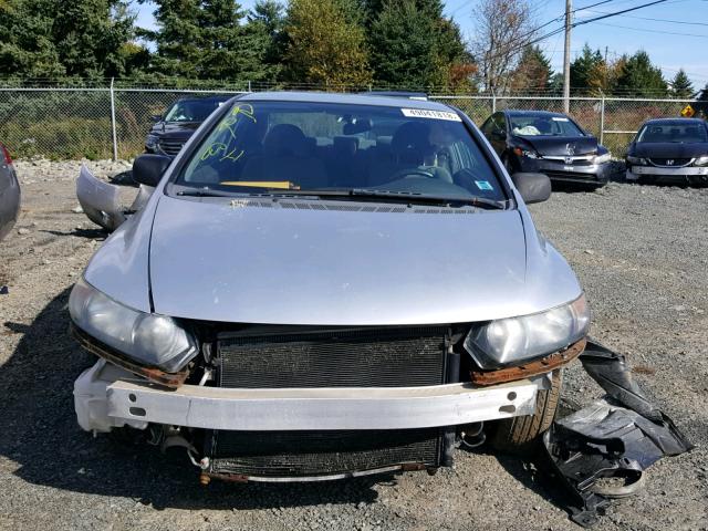 2HGFG11319H003035 - 2009 HONDA CIVIC DX-G SILVER photo 9