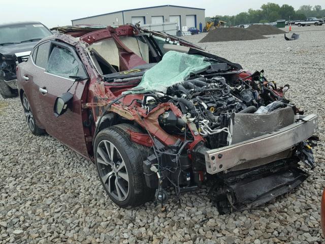 1N4AA6AP3HC376398 - 2017 NISSAN MAXIMA 3.5 MAROON photo 1