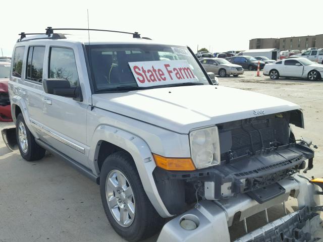 1J8HH58P17C622487 - 2007 JEEP COMMANDER SILVER photo 1