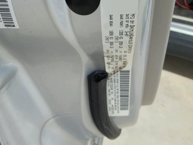 1J8HH58P17C622487 - 2007 JEEP COMMANDER SILVER photo 10