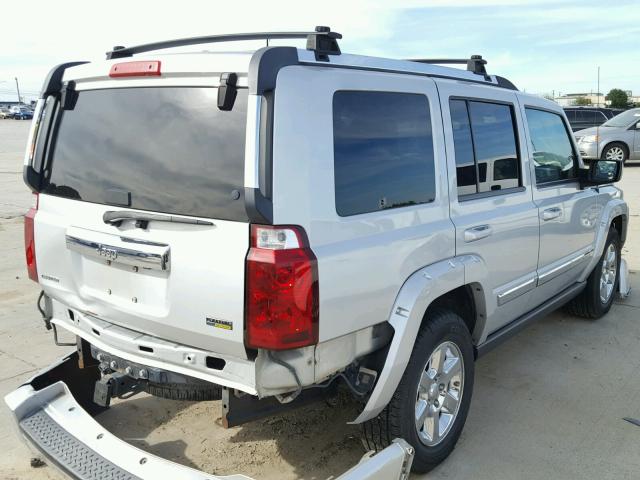 1J8HH58P17C622487 - 2007 JEEP COMMANDER SILVER photo 4