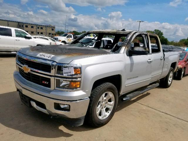 3GCPCREC9FG461876 - 2015 CHEVROLET SILVERADO SILVER photo 2