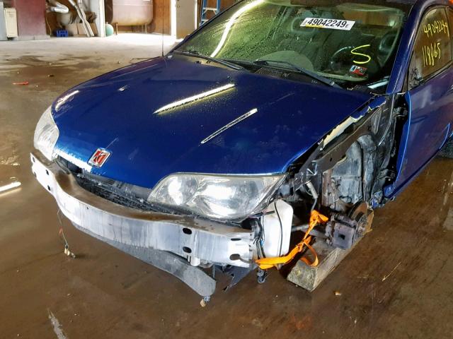 1G8AW15FX6Z140982 - 2006 SATURN ION LEVEL BLUE photo 9