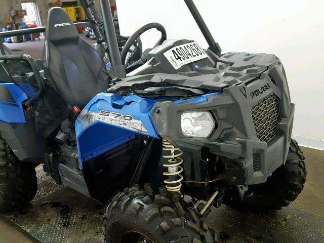 4XADAA572F7142142 - 2015 POLARIS ACE 570 BLUE photo 19