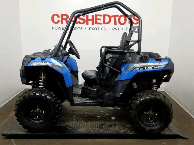 4XADAA572F7142142 - 2015 POLARIS ACE 570 BLUE photo 3