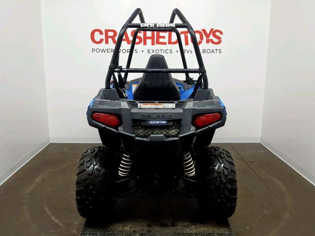 4XADAA572F7142142 - 2015 POLARIS ACE 570 BLUE photo 4