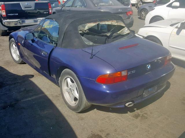 4USCH7323VLE04120 - 1997 BMW Z3 1.9 BLUE photo 3