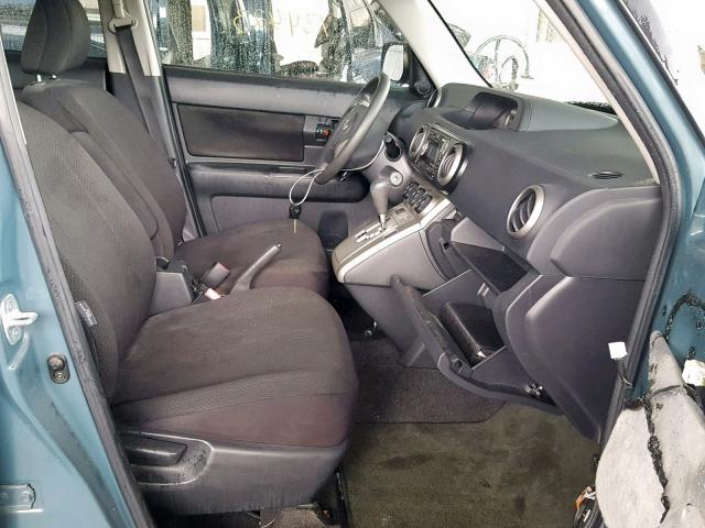 JTLKE50E181027317 - 2008 TOYOTA SCION XB ლურჯი ფოტო 5