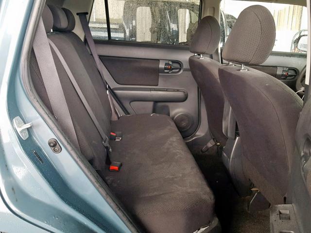 JTLKE50E181027317 - 2008 TOYOTA SCION XB ლურჯი ფოტო 6