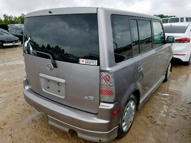 JTLKT324164068427 - 2006 TOYOTA SCION XB ნაცრისფერი ფოტო 4