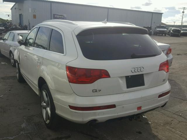 WA1CM74L09D034700 - 2009 AUDI Q7 TDI S-L WHITE photo 3