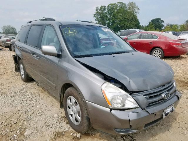 KNDMG4C35A6327843 - 2010 KIA SEDONA LX GRAY photo 1