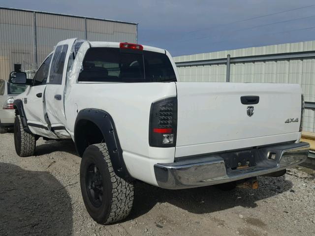 3D7KS28A97G775663 - 2007 DODGE RAM 2500 S WHITE photo 3