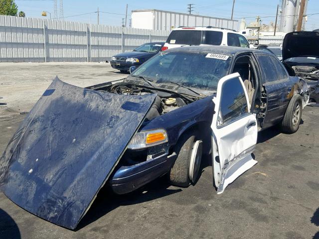 2FAHP71V68X146844 - 2008 FORD CROWN VICT BLUE photo 9