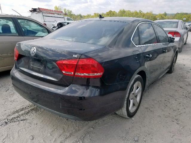 1VWBH7A32DC138983 - 2013 VOLKSWAGEN PASSAT SE BLACK photo 4