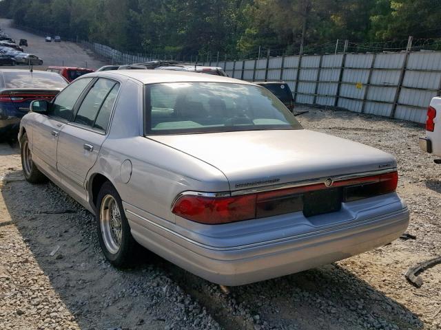 2MELM74WXVX717795 - 1997 MERCURY GRAND MARQ SILVER photo 3