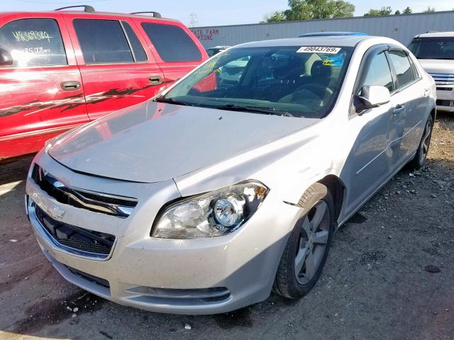 1G1ZC5EU5BF370957 - 2011 CHEVROLET MALIBU 1LT 银色 照片 2