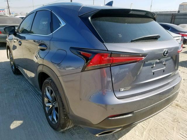 JTJYARBZXJ2105745 - 2018 LEXUS NX 300 CHARCOAL photo 3