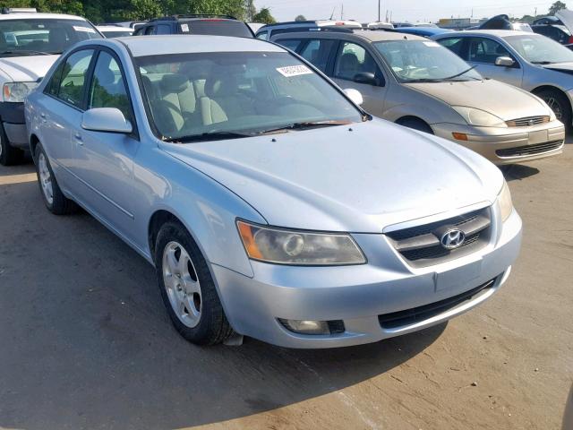 5NPEU46F76H082351 - 2006 HYUNDAI SONATA GLS BLUE photo 1