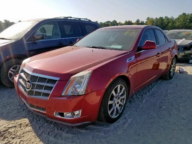 1G6DV57V390123051 - 2009 CADILLAC CTS HI FEA BURGUNDY photo 2